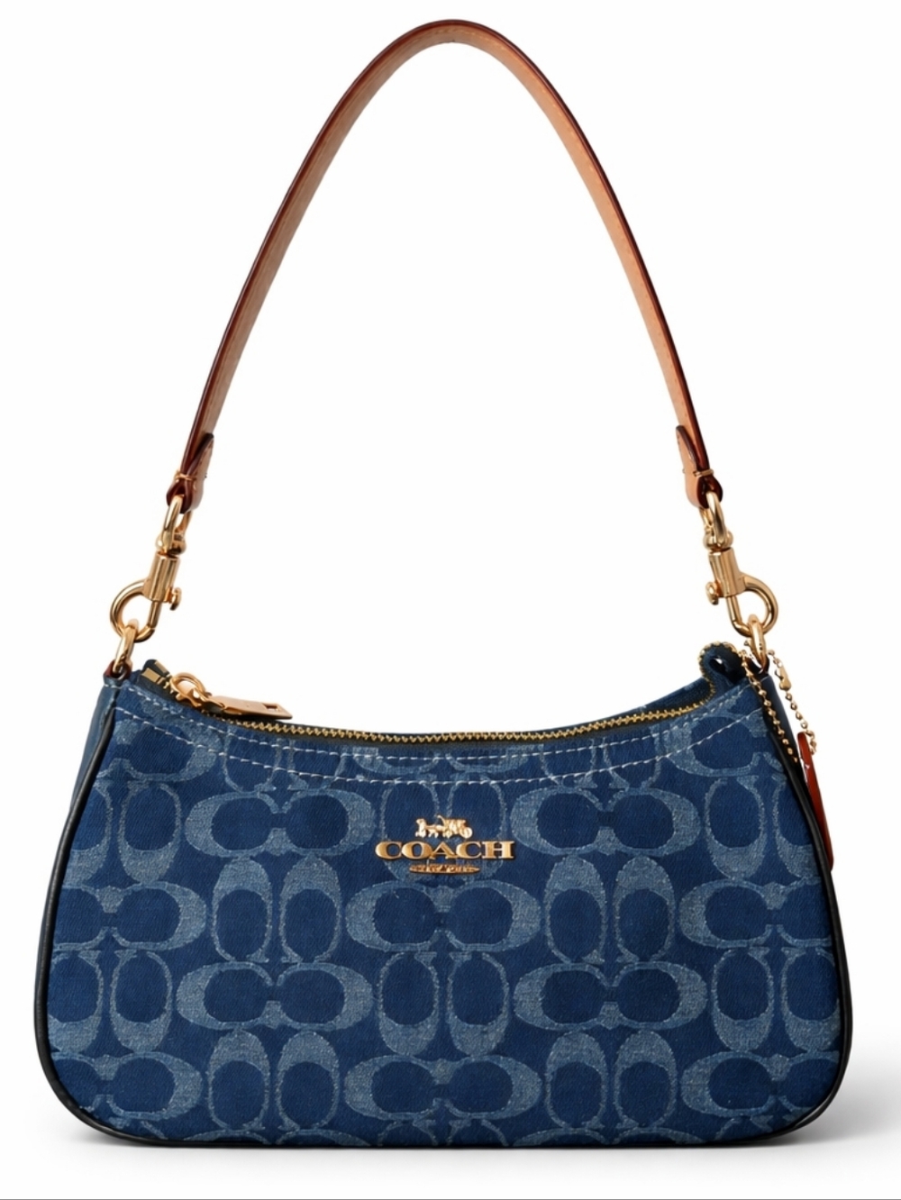 Signature Coach Teri Shoulder Bag CAF82 Denim